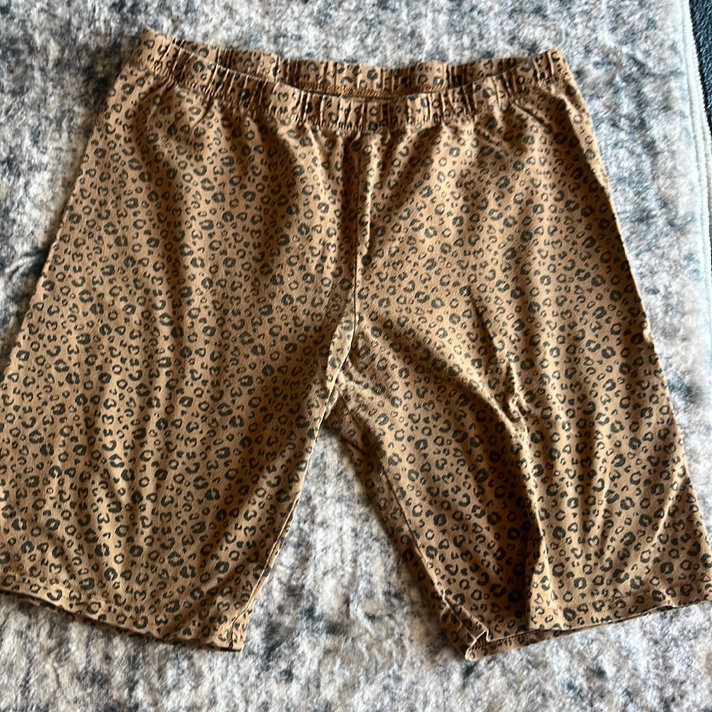 Cheetah, print, biker shorts